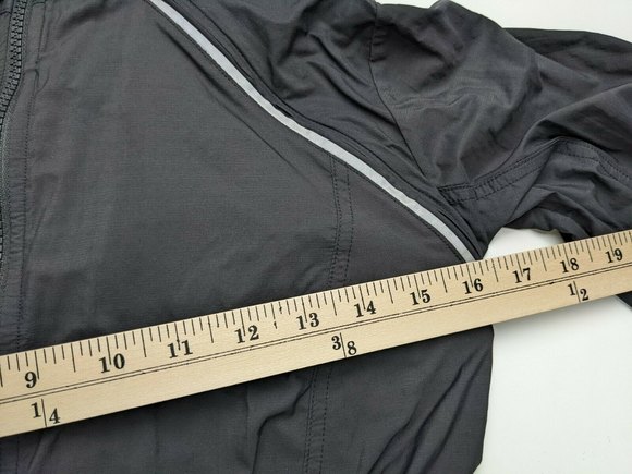 VSX Victoria Secret Sport Womens Black zip up Running Jacket S Removable Sleeve - Picture 9 of 12